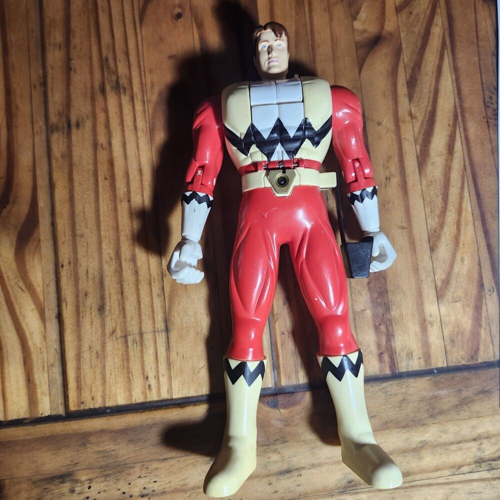 Power Rangers Lost Galaxy 10" Auto Morphin' Red Ranger Remote Control Morpher* - Picture 3 of 6